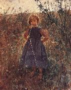 Fritz von Uhde Little Heathland Princess France oil painting reproduction